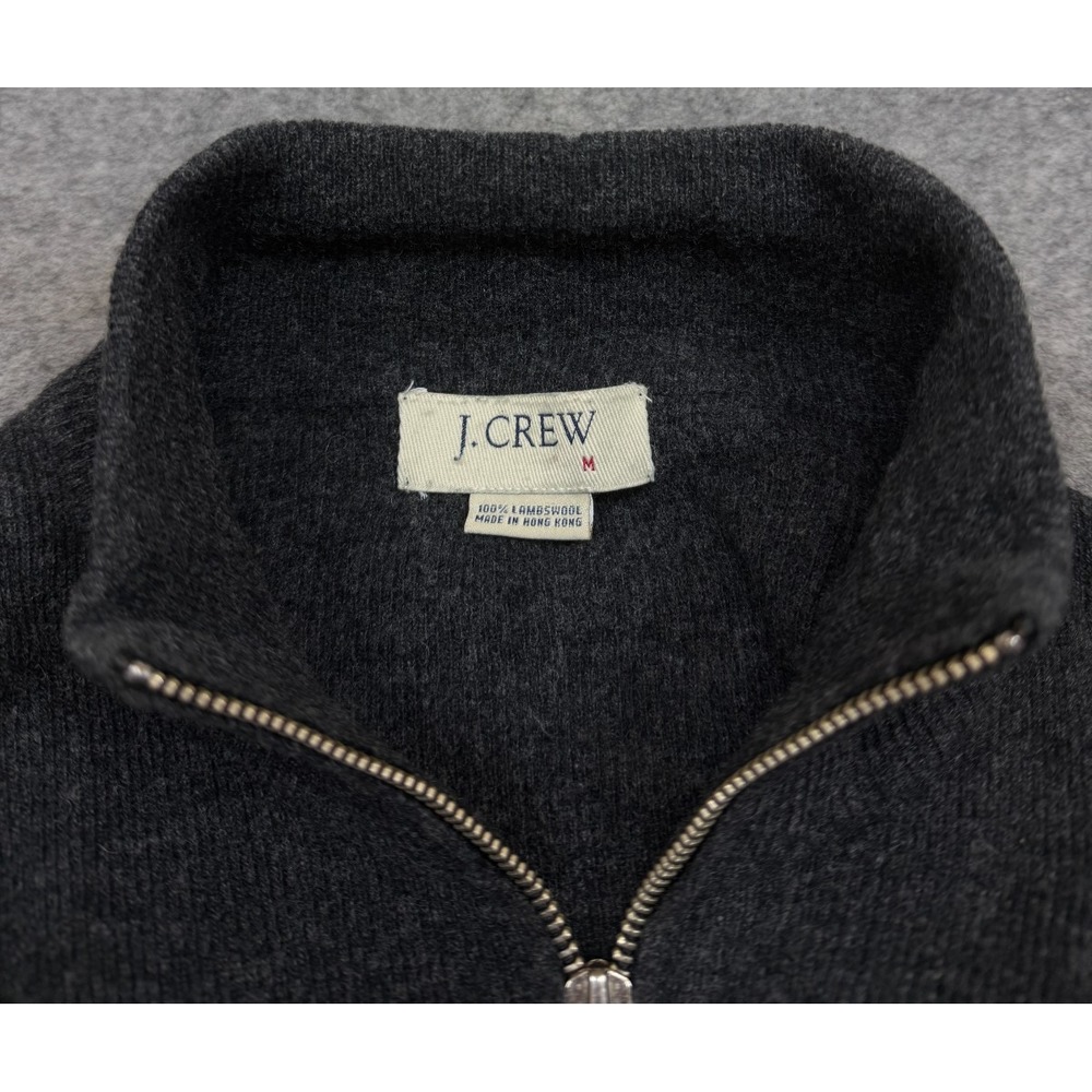 Vintage J Crew Sweater Gray Brown Medium - Picture 4 of 13